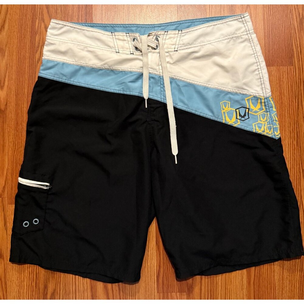 Redsand Board Shorts Mens 36 11" Colorblock Pocket Beach Swim Trunks